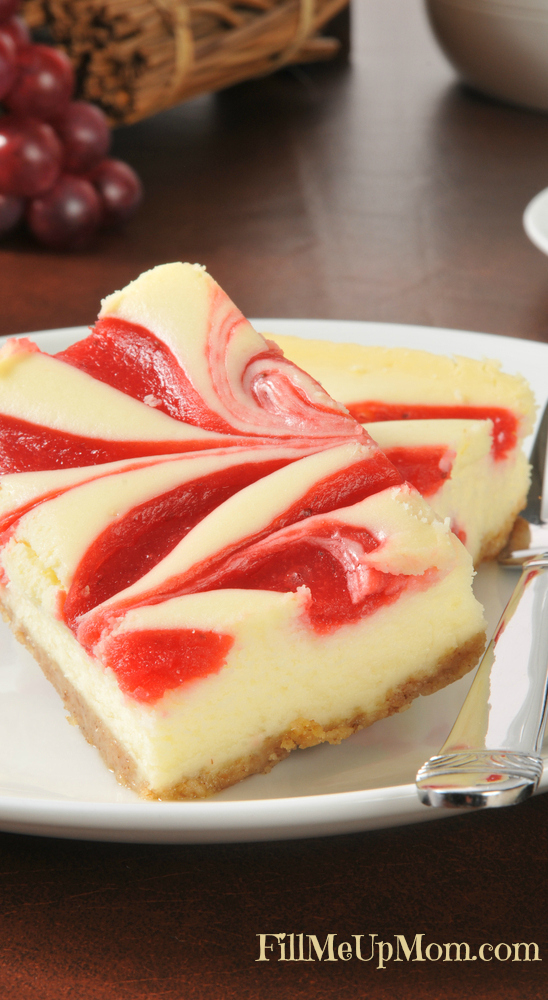Cheesecake with Raspberry Swirls 2